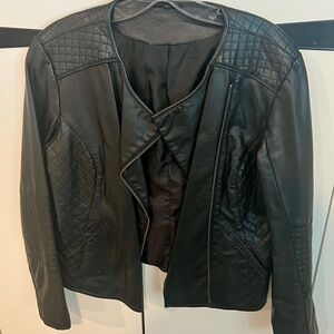 Faux leather black jacket, Apt 9, size M